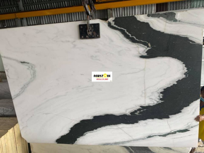 Đá Marble Cẩm Thạch Panda White