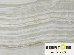 Đá tự nhiên Pure White Onyx xuyên sáng