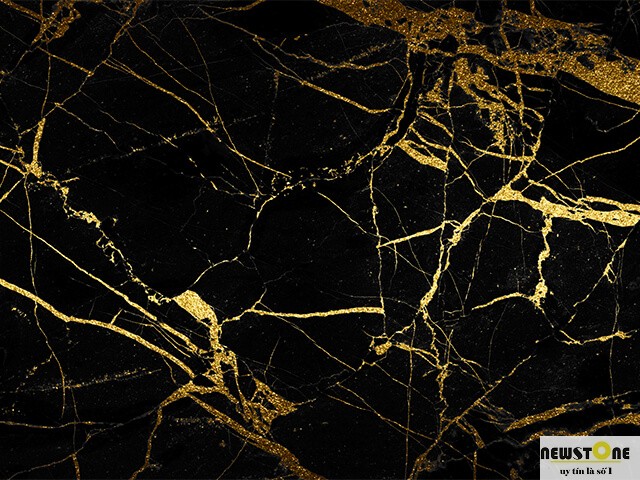 Đá Marble Black Gold