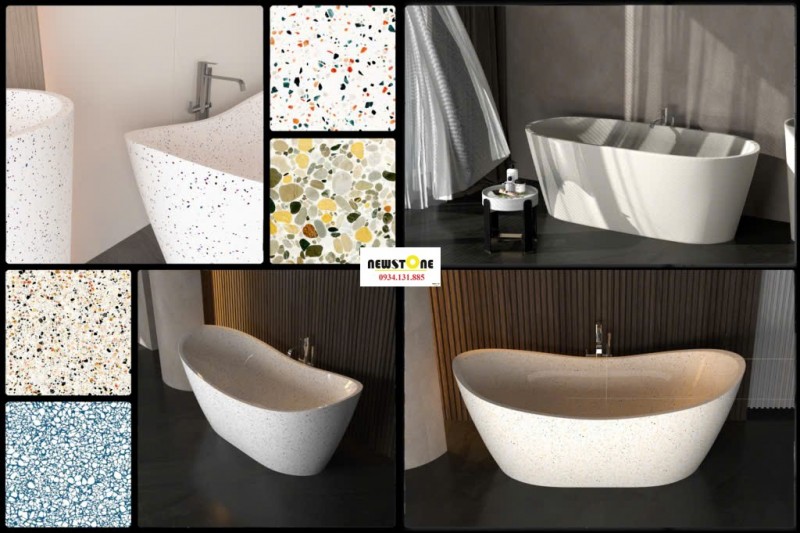 CÁCH LỰA CHỌN BỒN TẮM ĐÁ MÀI TERRAZZO ĐÚNG CHUẨN