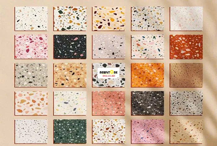 NHỮNG MẪU GẠCH TERRAZZO ỐP NHÀ BẾP SANG TRỌNG