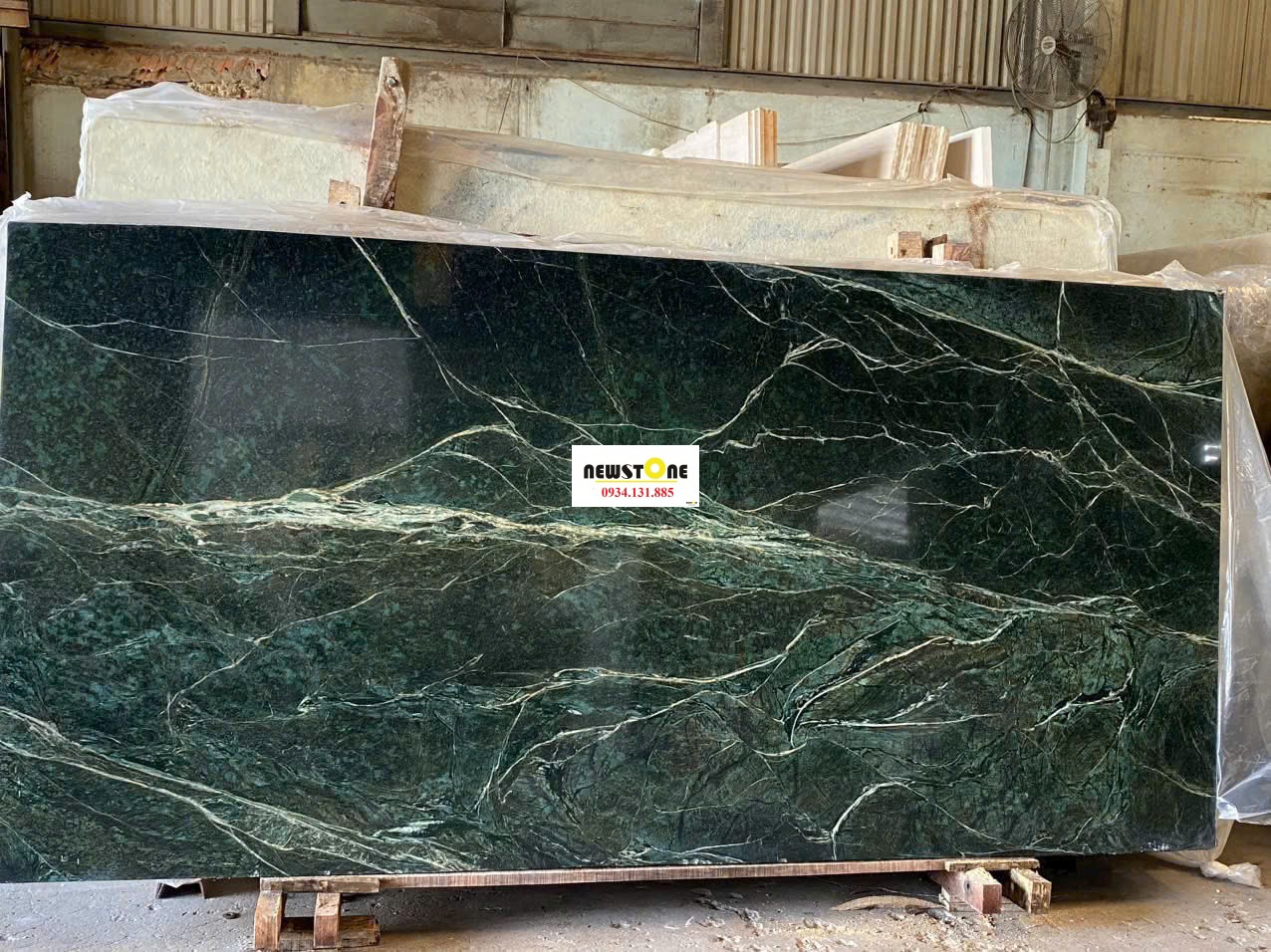 Đá Marble Xanh Mạng Nhện