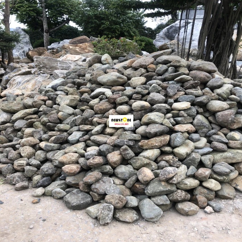 Đá cuội lát sân vườn