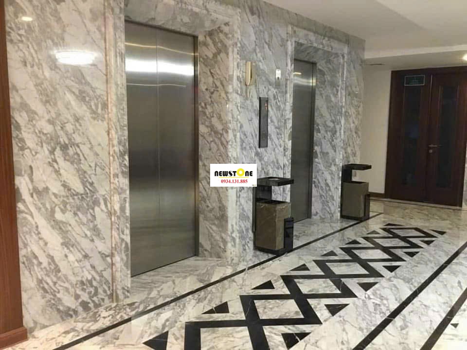 Đá Marble Trắng Vân Mây