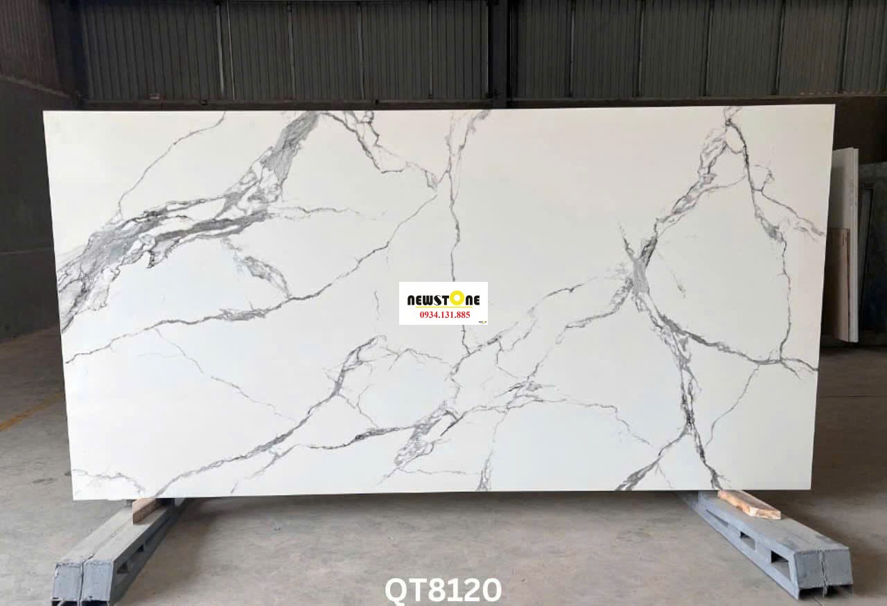 Đá Nhân Tạo Trắng Vân Mây 
