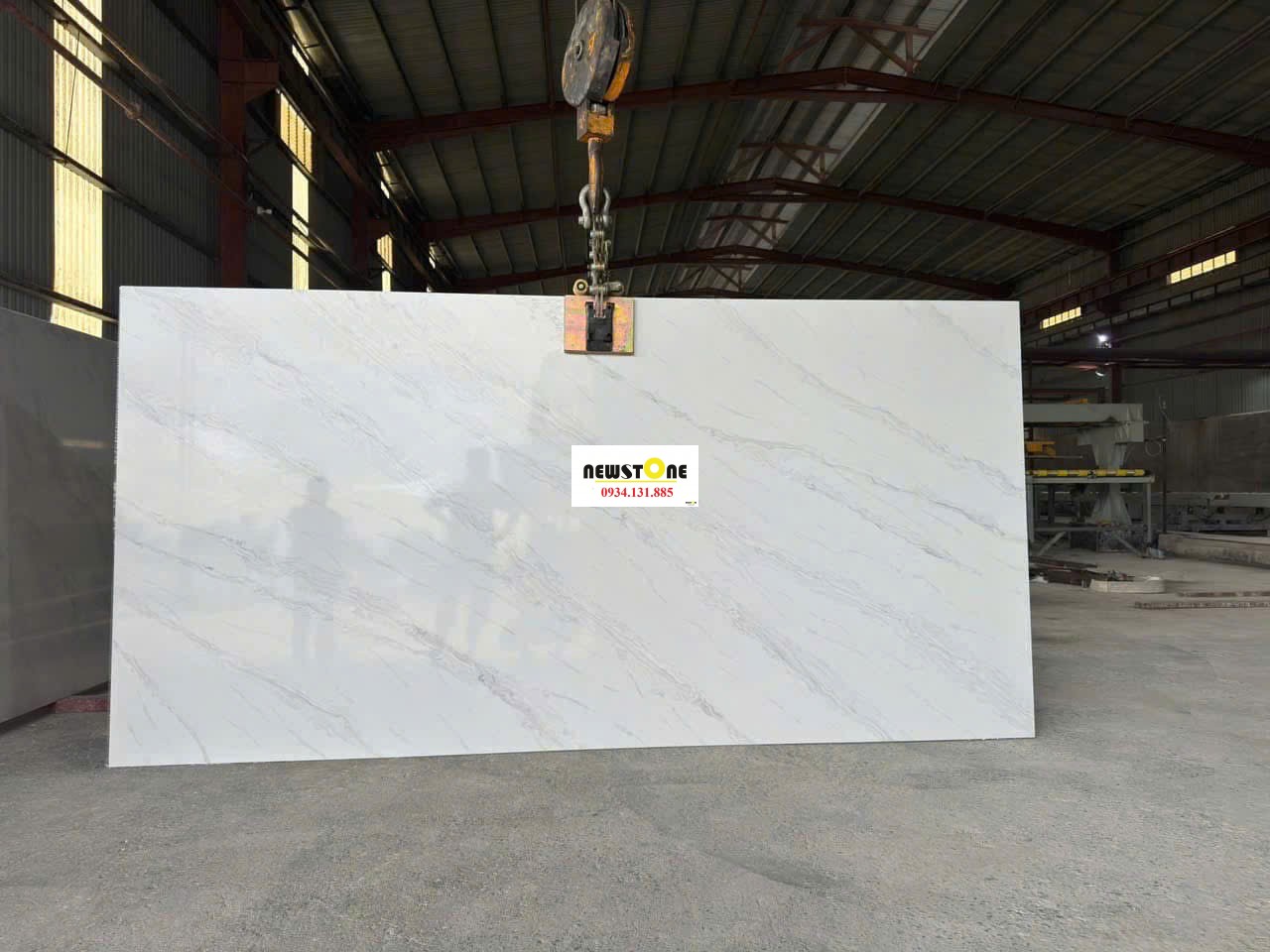 Đá Nhân Tạo Trắng Vân Mây 