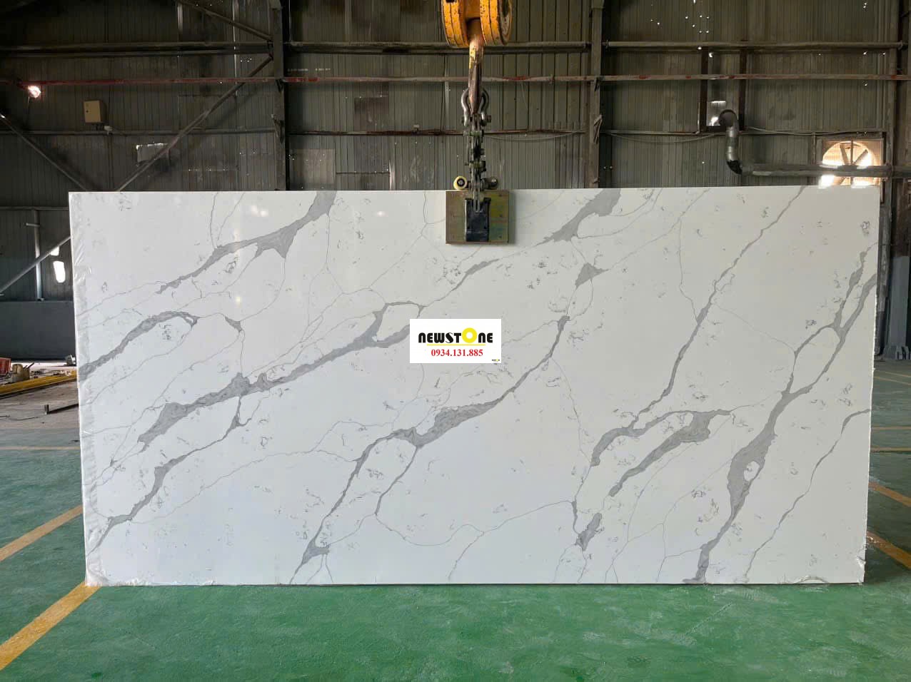 Đá Nhân Tạo Trắng Vân Mây 