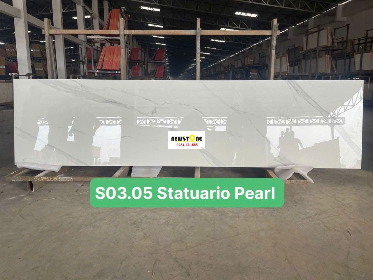 Đá Nung Kết Statuario Pearl