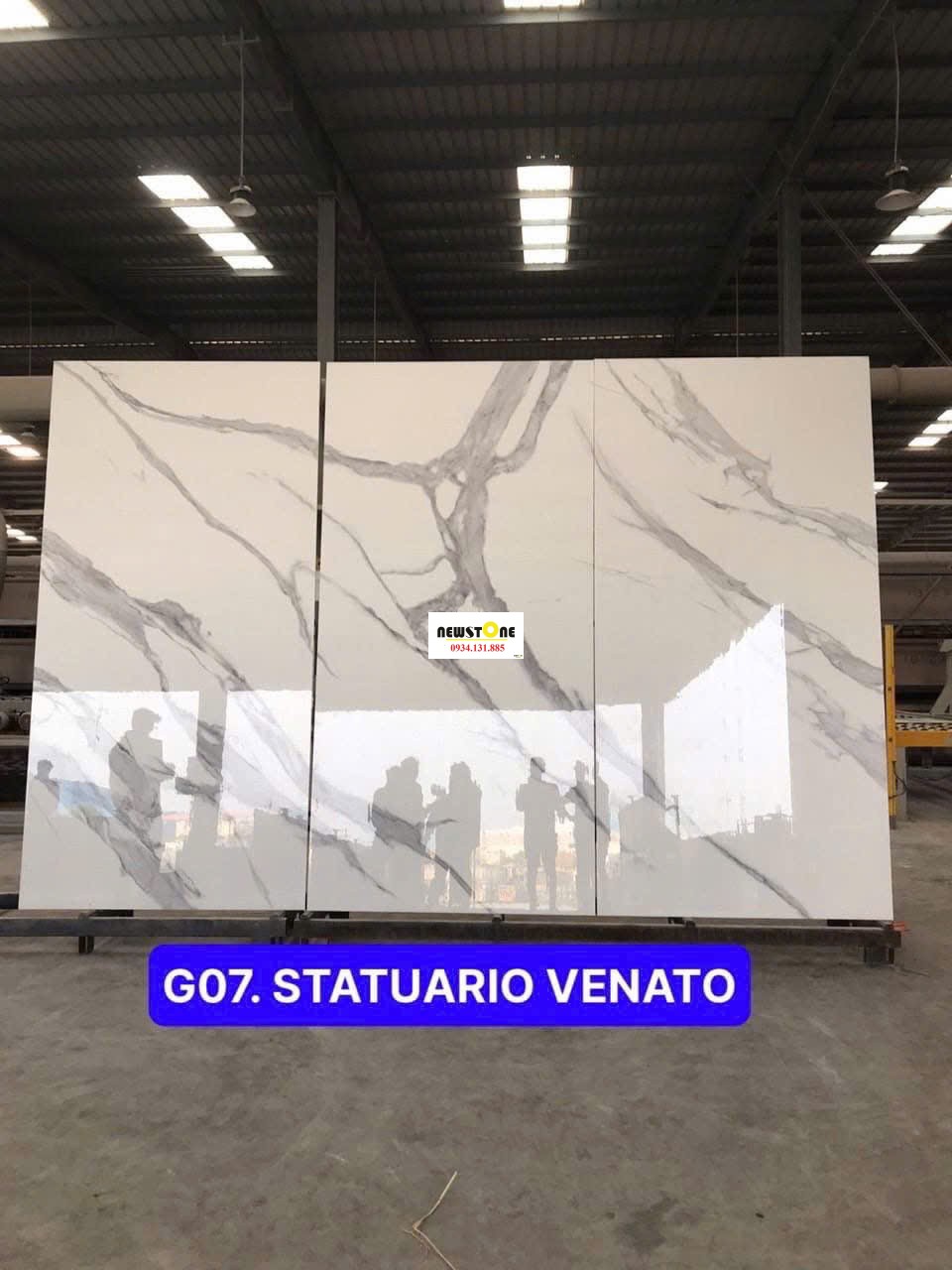 Đá Nung Kết Statuario Venato