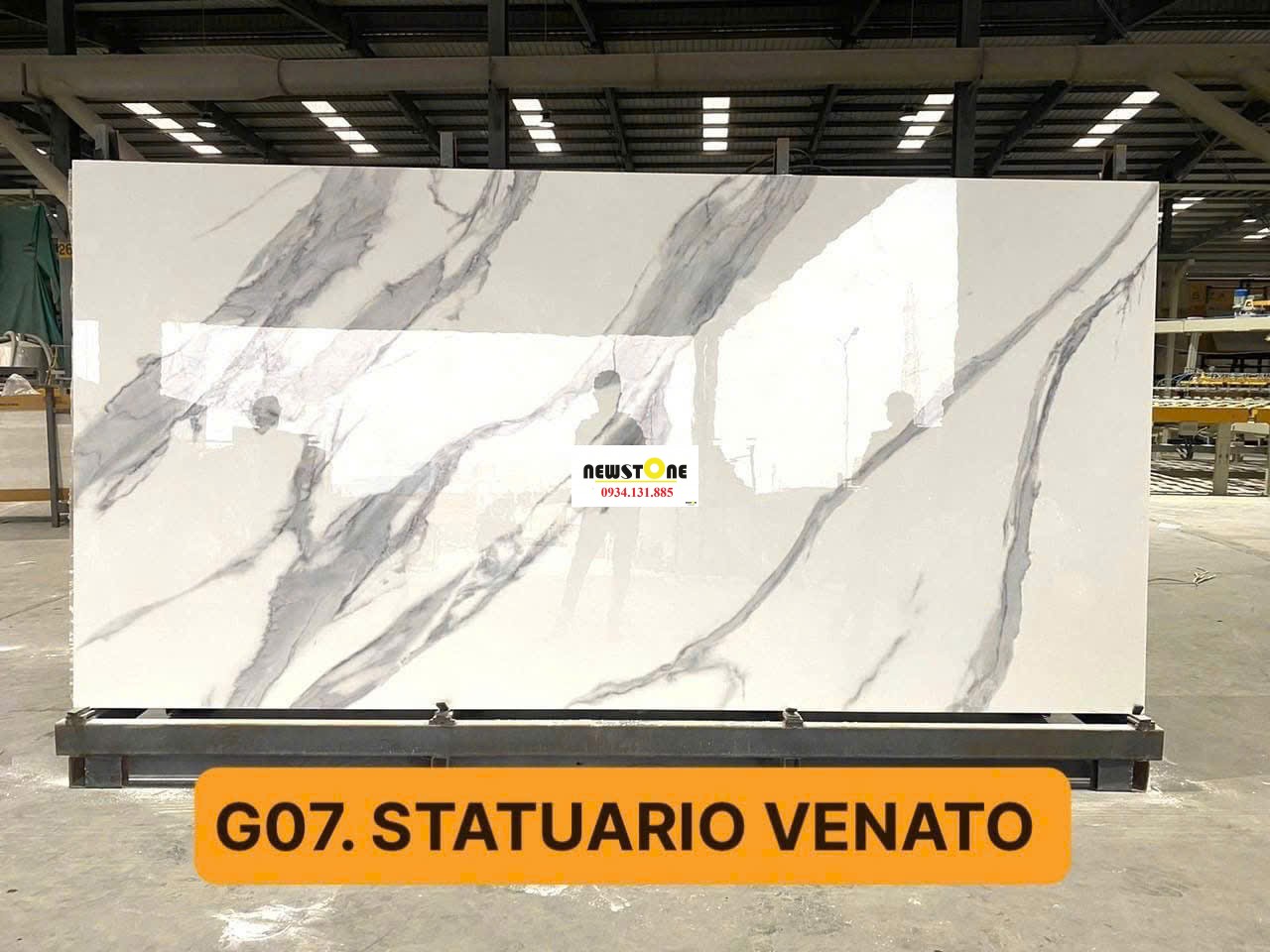 Đá Nung Kết Statuario Venato