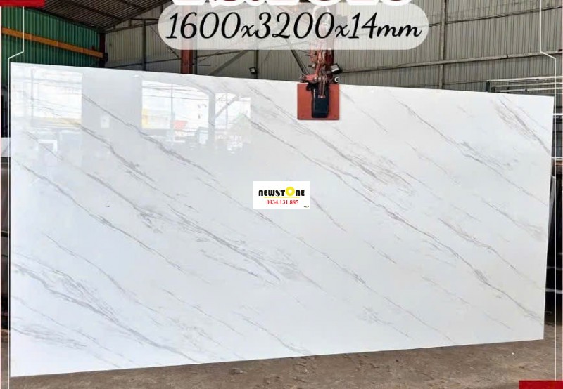 đá trắng vân mây