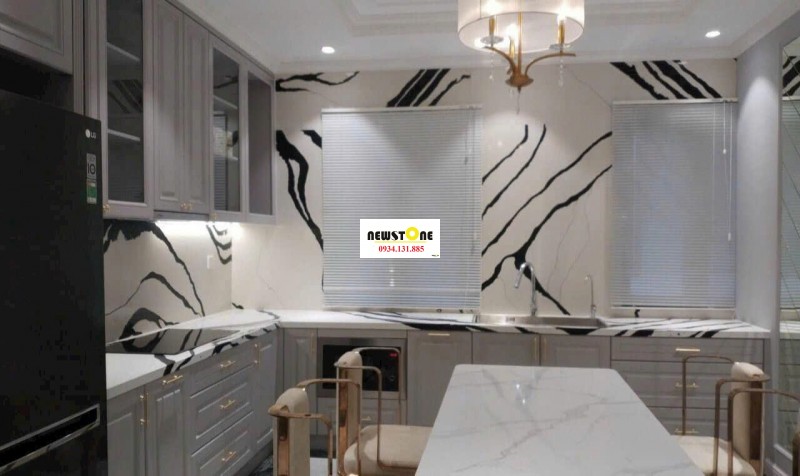 Đá Quartz Calacatta Art