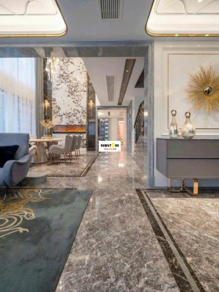 Đá Marble Grey Pear