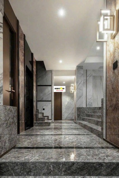 Đá Marble Grey Pear