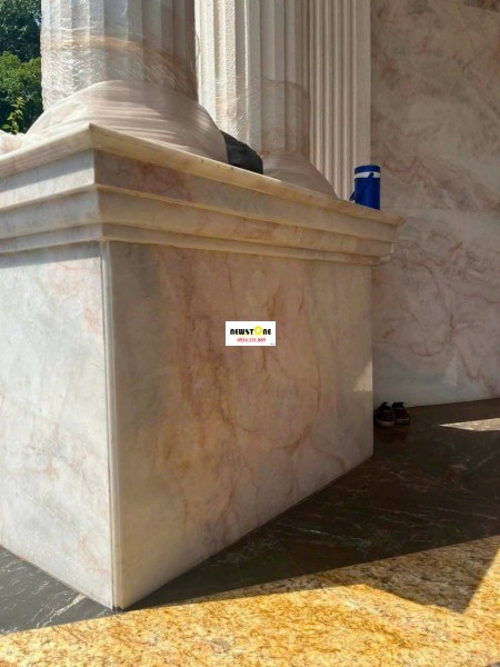 Đá Onyx Crystal White