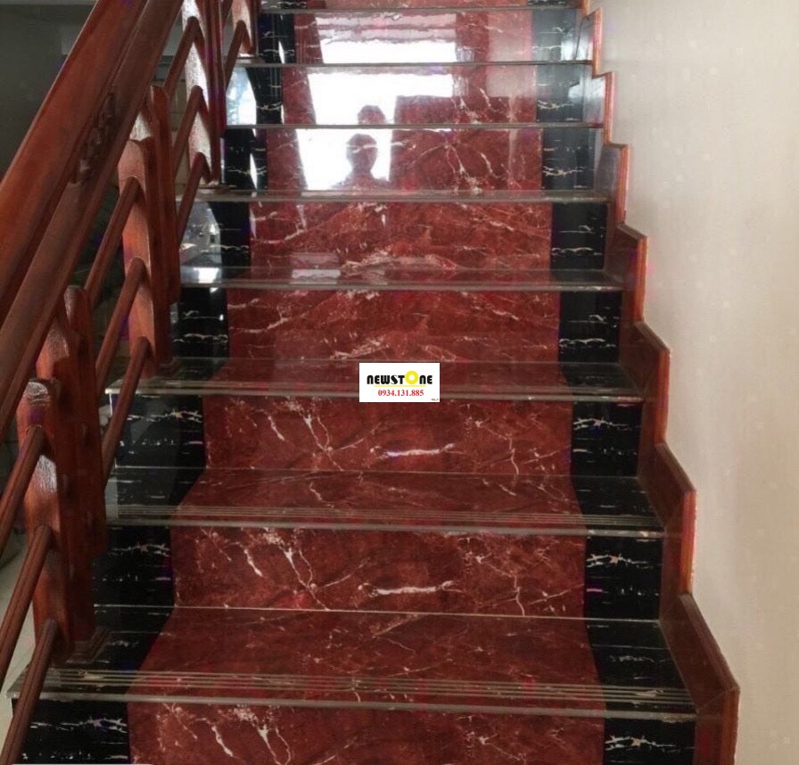 Đá Marble Rosa Refillo (Đỏ Tia Chớp)