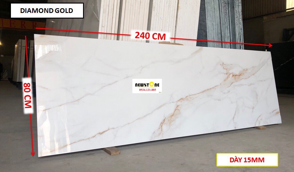 Đá Nhân Tạo Marblex Diamond Gold 