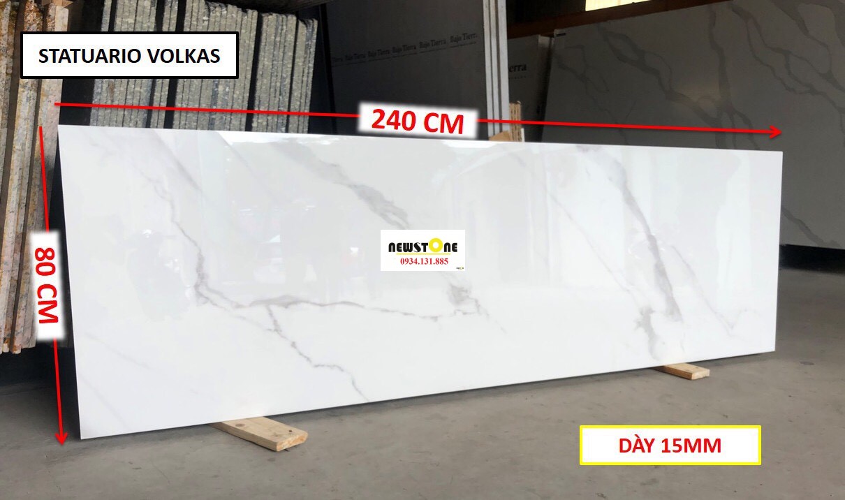 Đá Nhân Tạo Marblex Statuario Volakas 