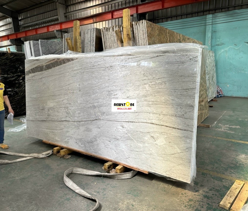 Đá Quartzite Picasso White