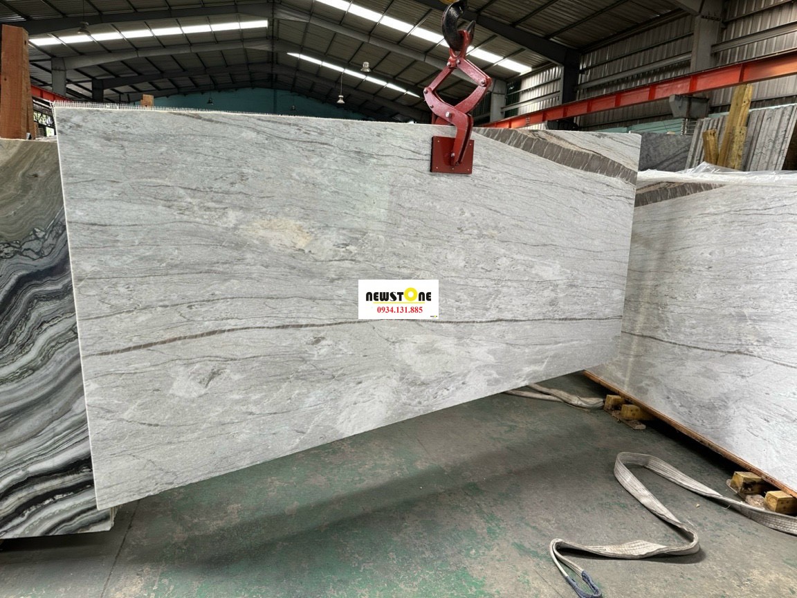 Đá Quartzite Picasso White