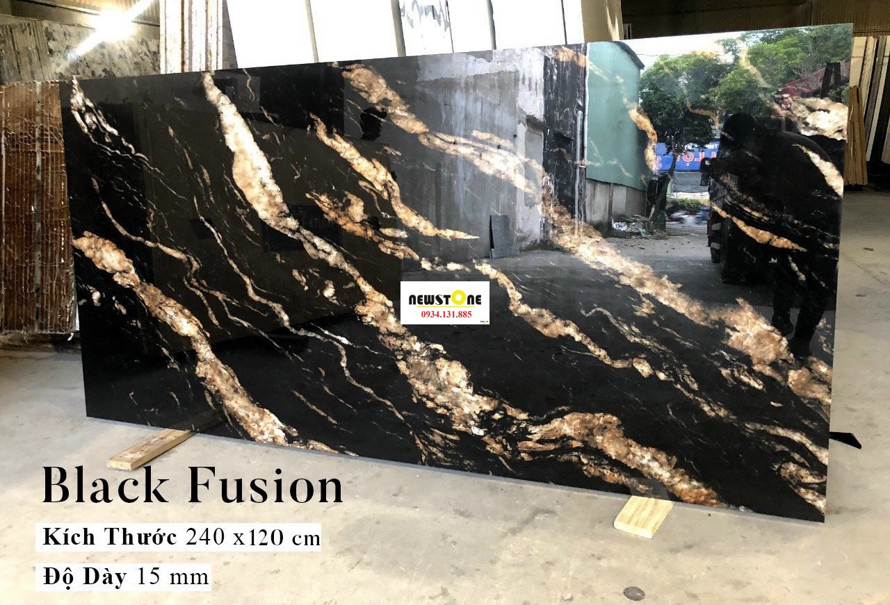 Đá Nhân Tạo Nung Kết Black Fusion