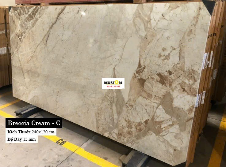 Đá Nhân Tạo Breccia Cream