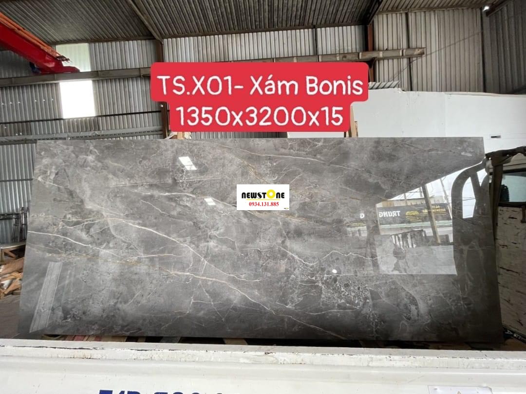 Đá Nhân Tạo Xám Bonis