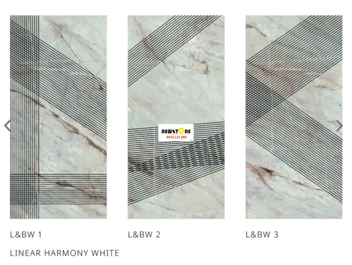 Đá Vasta Linear Harmony White