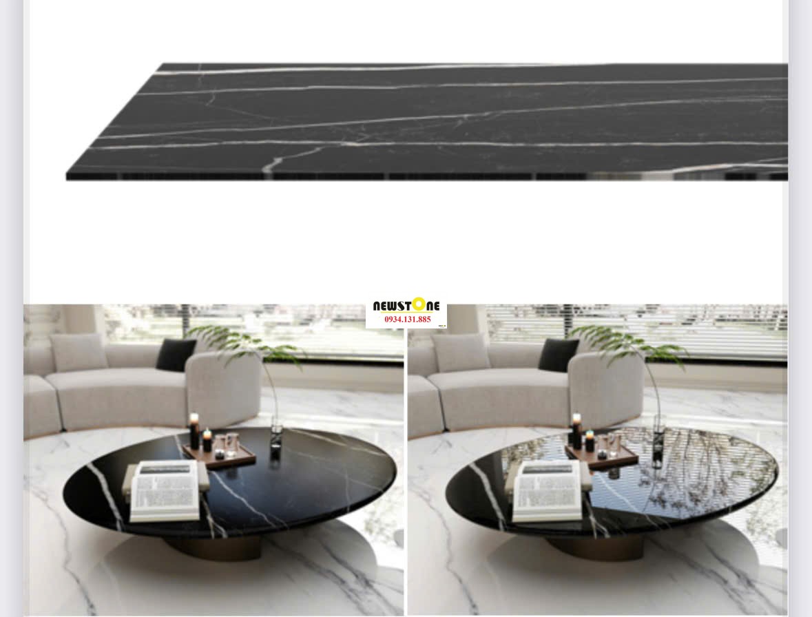 Đá Nung Kết Vasta Black Maquina xuyên vân 