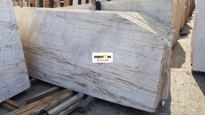 Đá Marble Santorini White